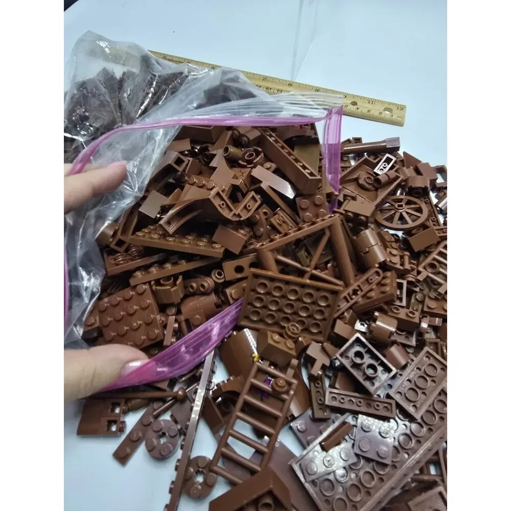 LEGO Brown Mix Pieces BUILDING Parts